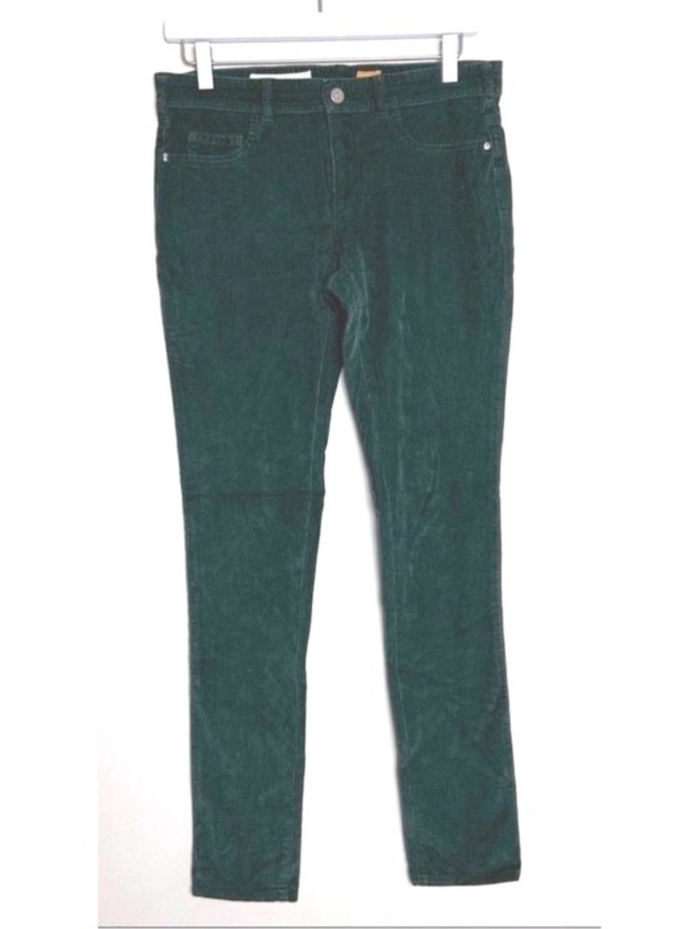 Pilcro Anthropologie Dark Green Corduroy Pants Size 28 ClassicCore Chic